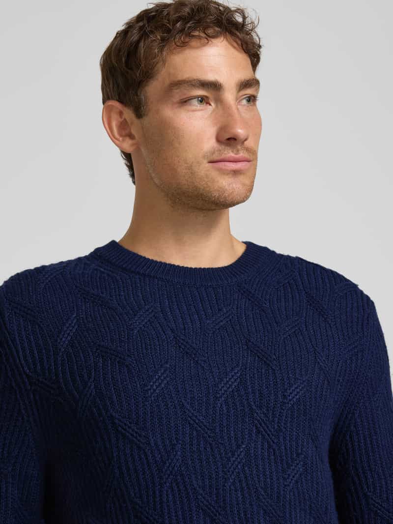 Christian Berg Men Gebreide pullover met kasjmier