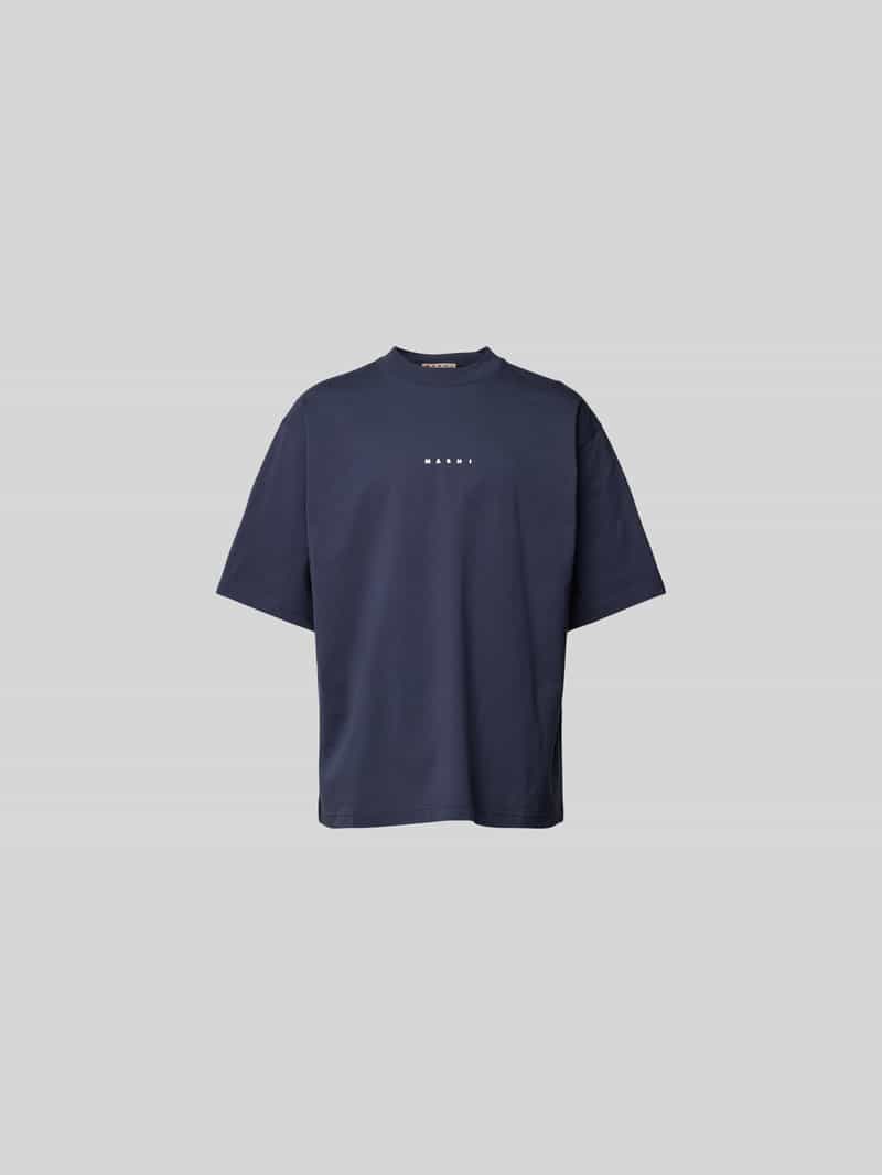 Oversized T-shirt met labelprint