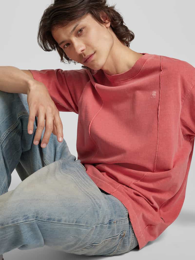 G-Star Raw T-shirt met labelstitching