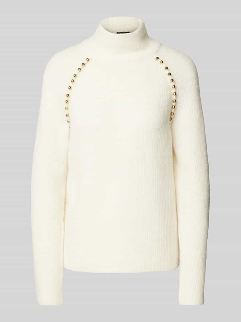 MOS MOSH Wollen pullover met sierknopen, model 'Zora'