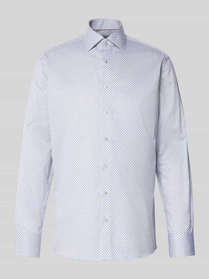 Eterna Modern fit zakelijk overhemd met kentkraag