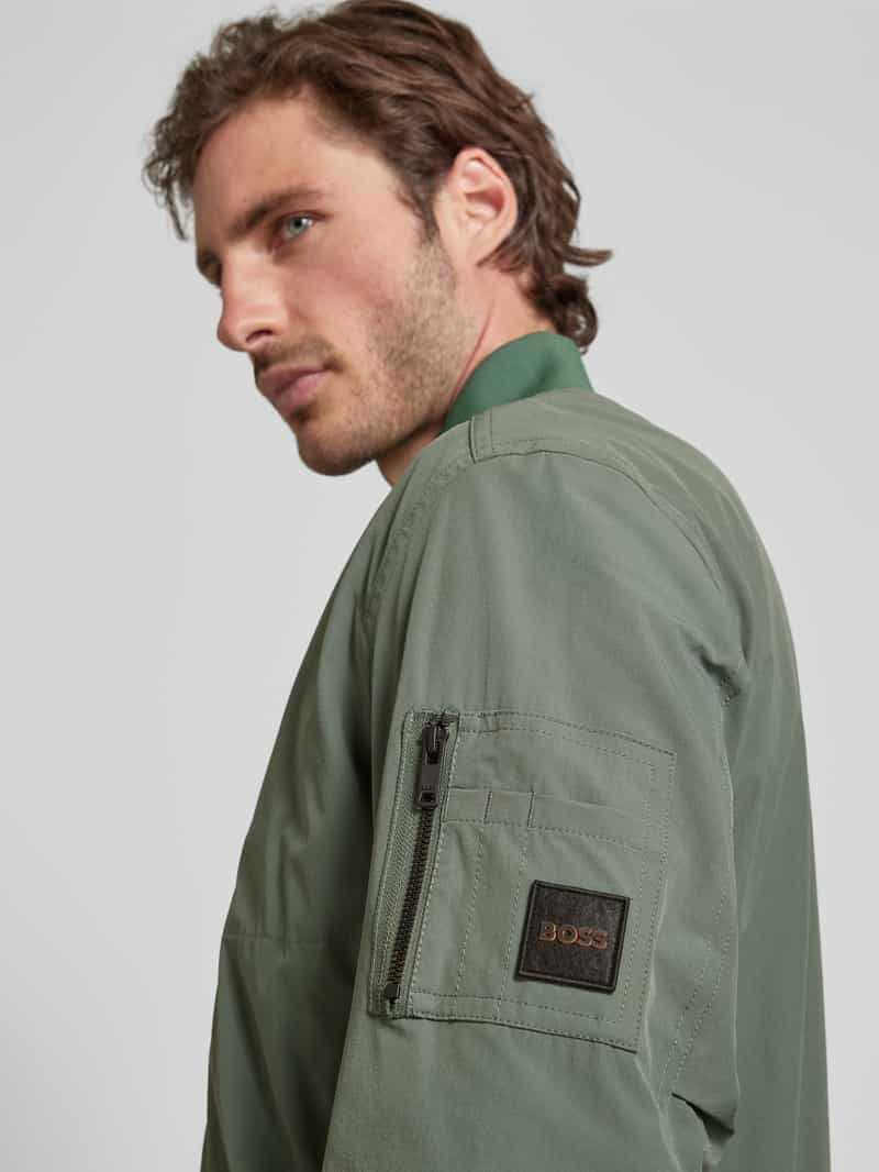 Boss Orange Bomberjack met tweewegsritssluiting model 'Obear'