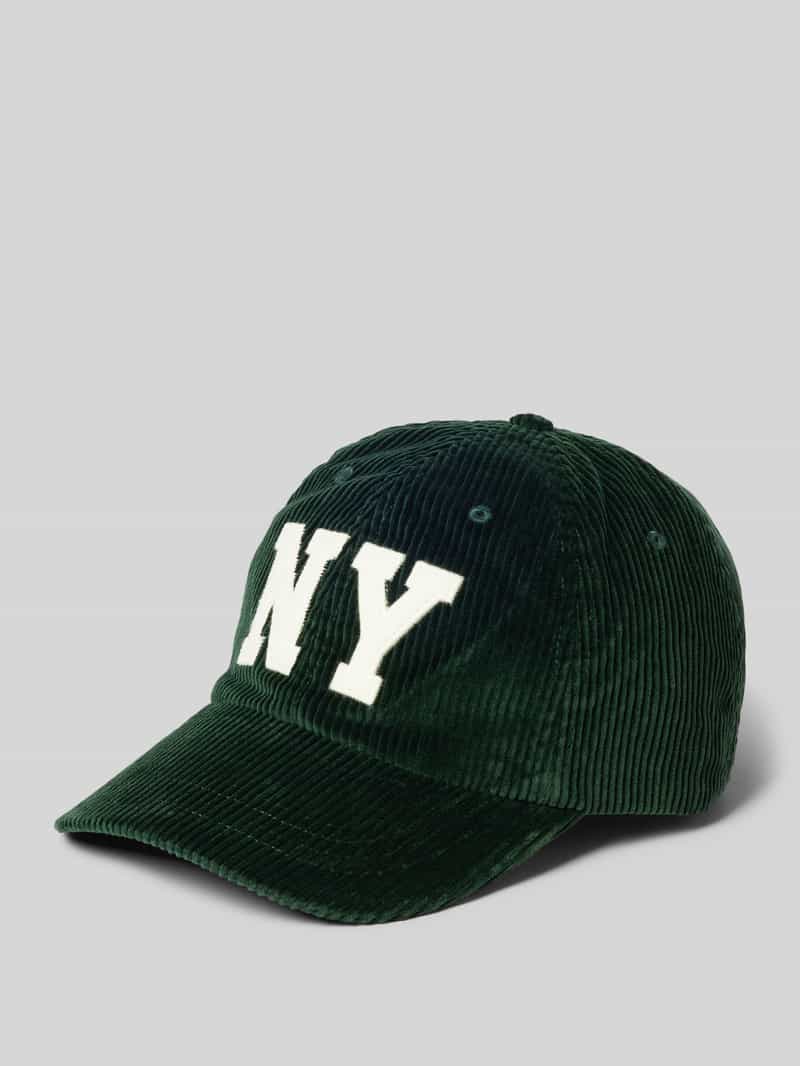 Polo Ralph Lauren Baseballpet van corduroy met labelstitching