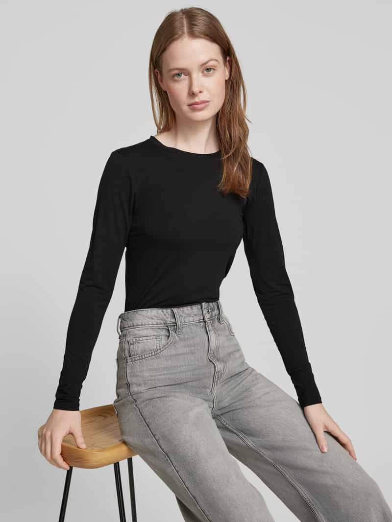 MSCH Copenhagen Shirt met lange mouwen en ronde hals model 'Betrina'