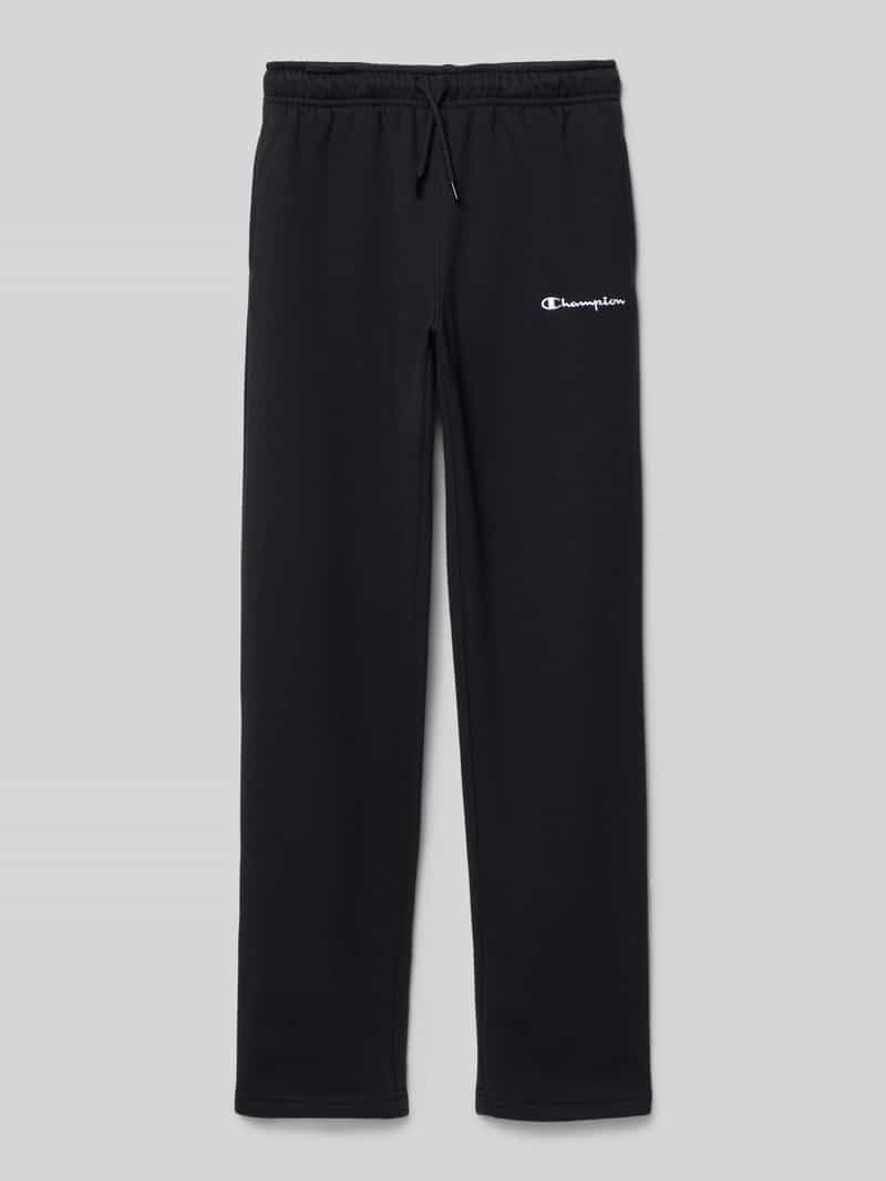 Champion Straight leg sweatpants met labelstitching