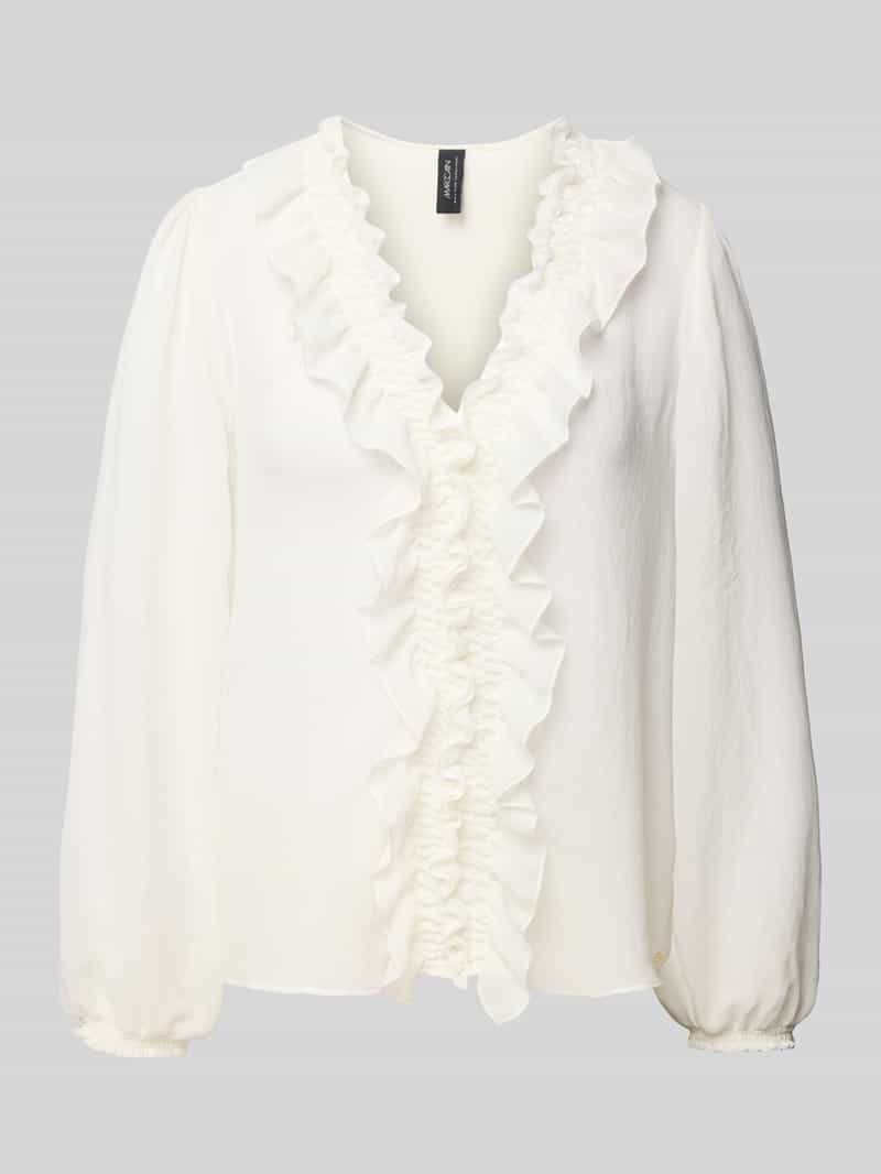 Marc Cain Regular fit blouse met ruches