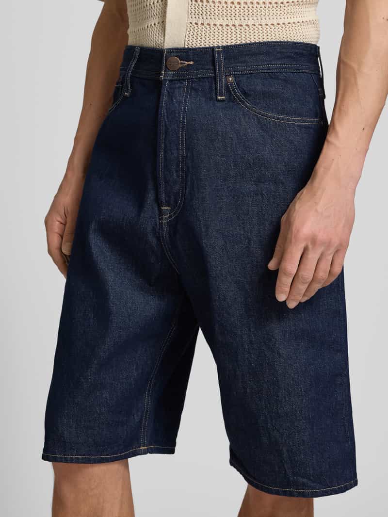 jack & jones Extra baggy fit korte jeans in 5-pocketmodel model 'IRON'