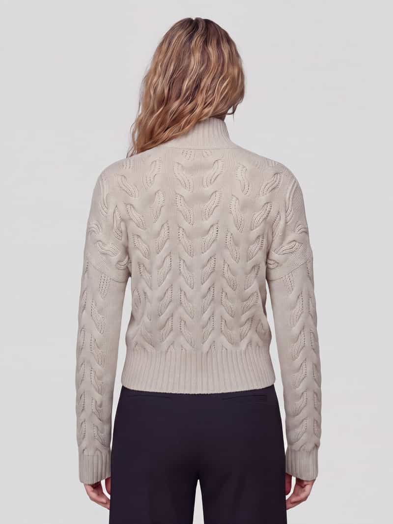 Max Mara Studio Trui van wol kasjmier met kabelpatroon