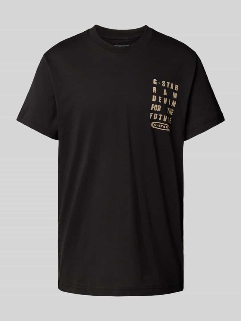 G-Star Raw T-shirt met labelprint