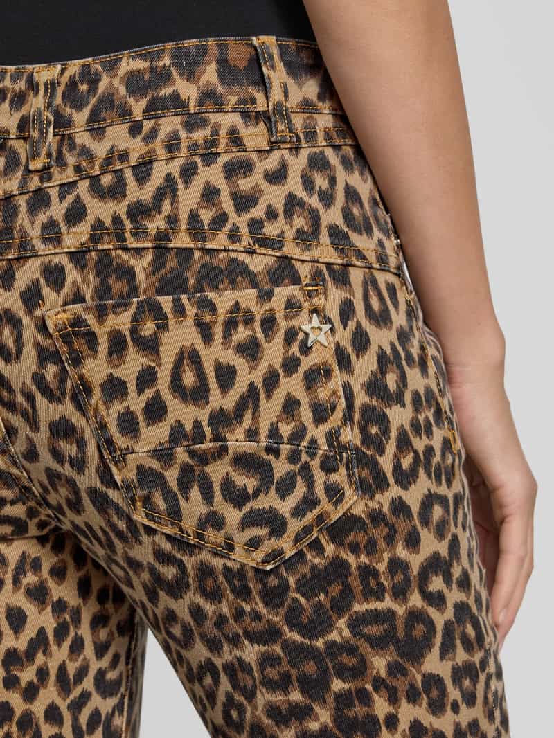 miss goodlife Slim fit jeans met knoopsluiting