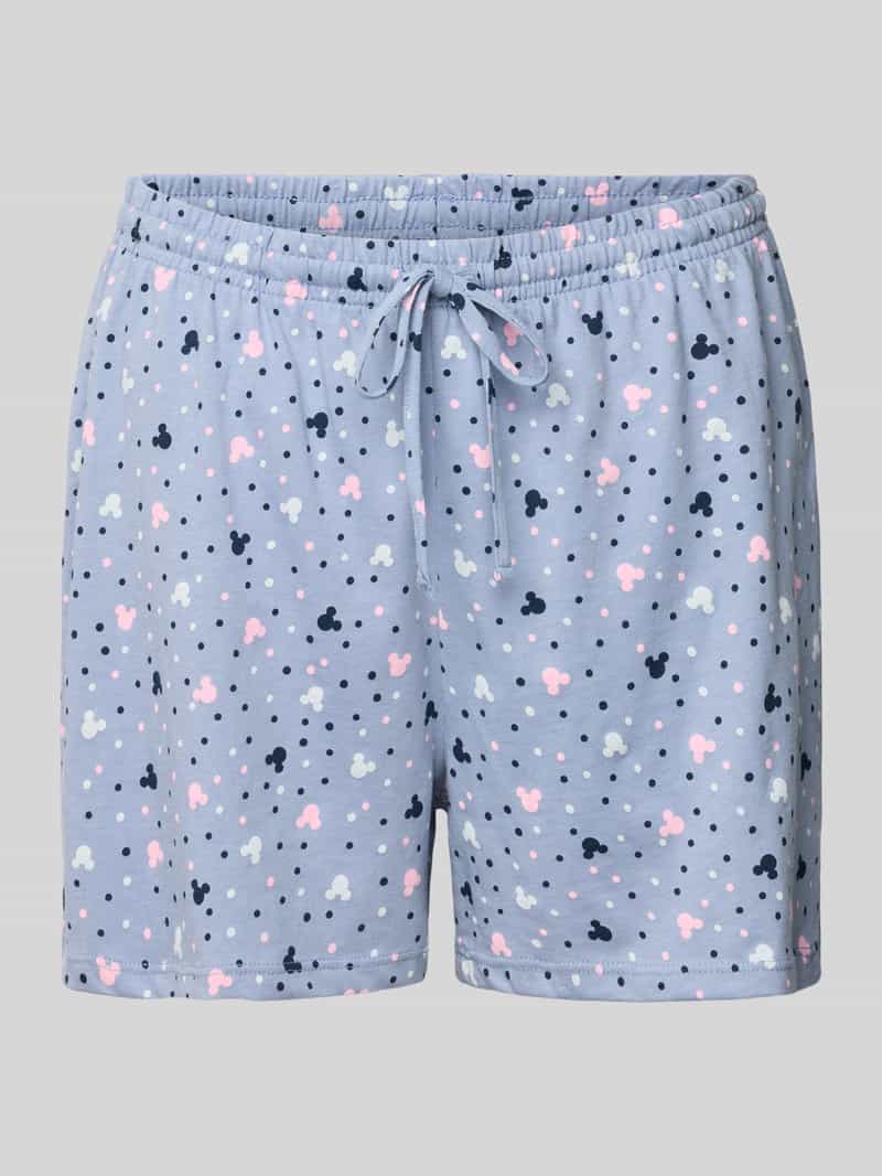 Jake*s Casual Relaxed fit korte pyjamabroek met tunnelkoord