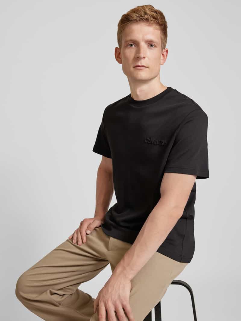 CK Calvin Klein T-shirt met labelopschrift