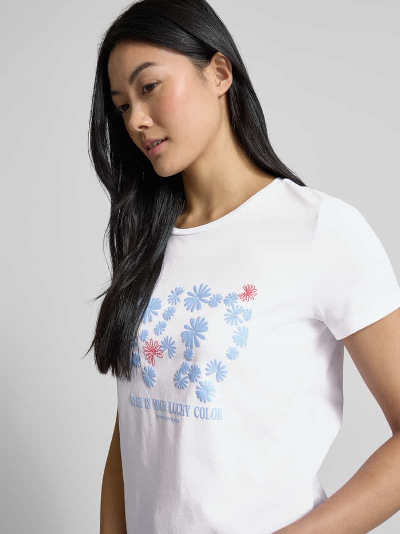 Tom Tailor Denim Regular fit T-shirt van puur katoen