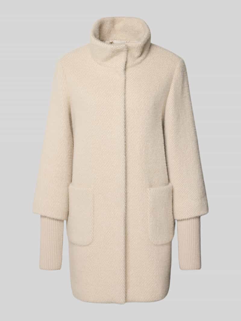 s.Oliver BLACK LABEL Regular fit lange jas met opstaande kraag