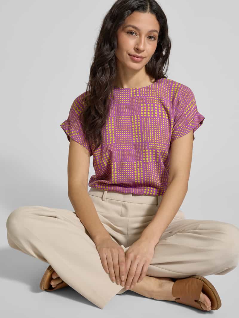Christian Berg Woman Regular fit blouseshirt met kapmouwen