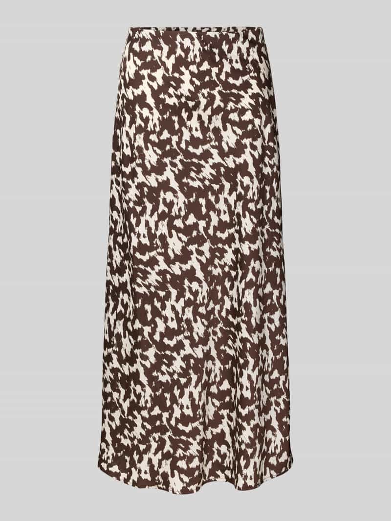 Only Knielange rok met all-over motief model 'CHIGO'