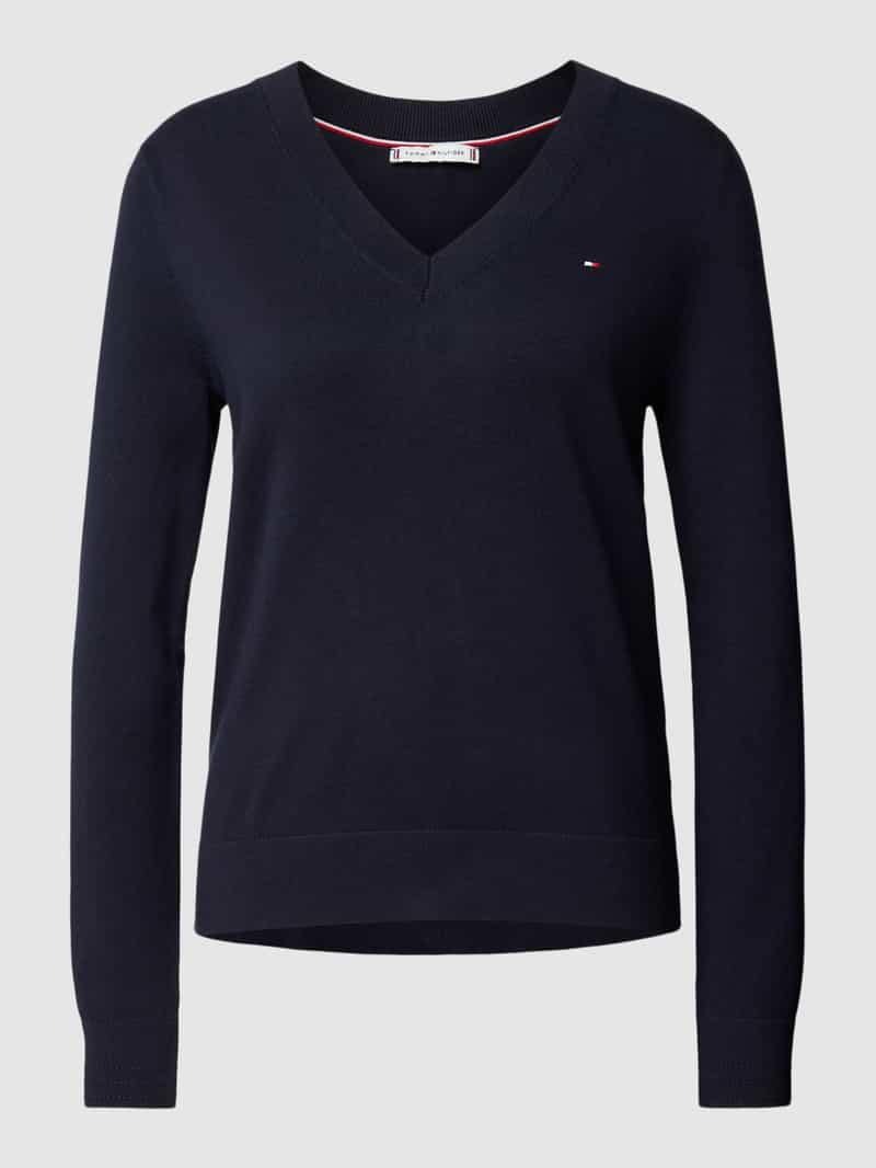 Tommy Hilfiger Pullover met normaal model en effen design