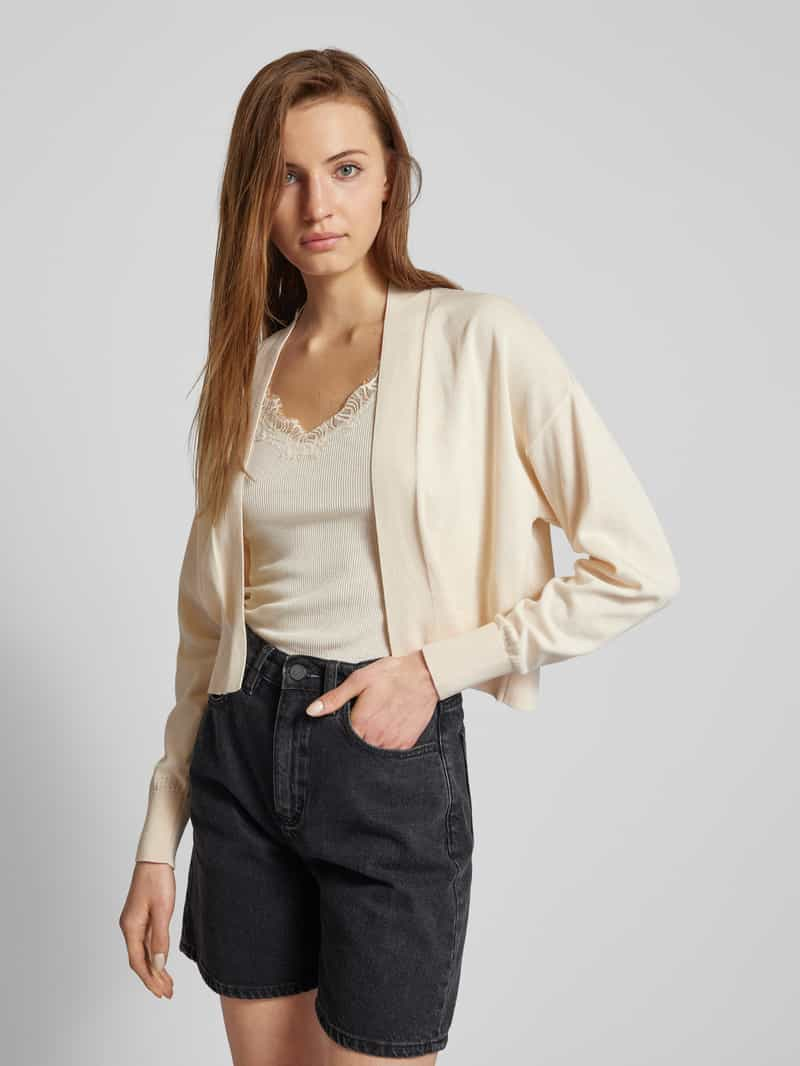 Esprit Korte cardigan met ribboorden