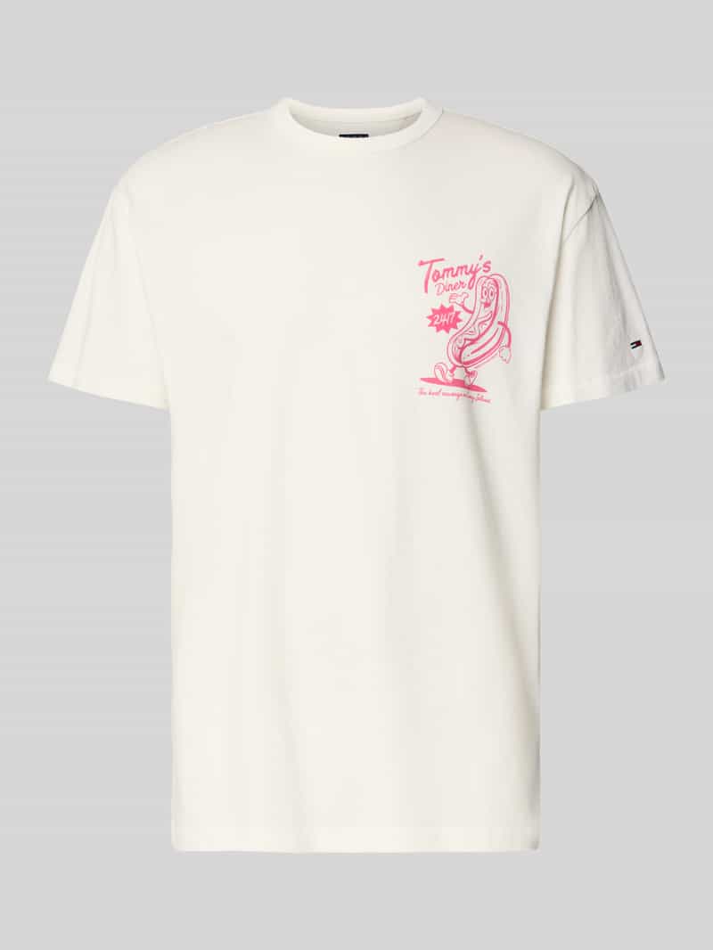 Tommy Jeans Regular fit T-shirt van puur katoen