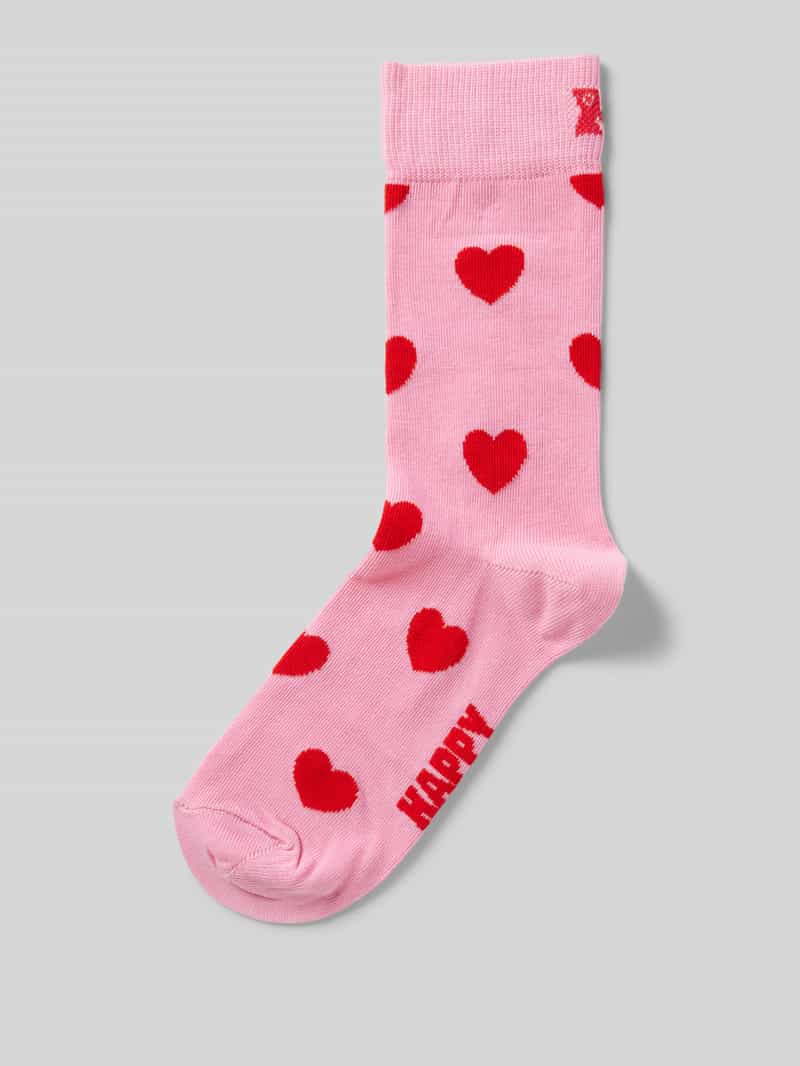 Happy Socks Sokken met motiefprint model 'Heart'