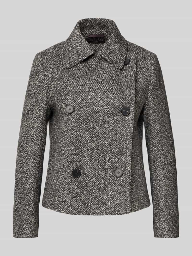 Windsor Jack met platte kraag en knoopsluiting
