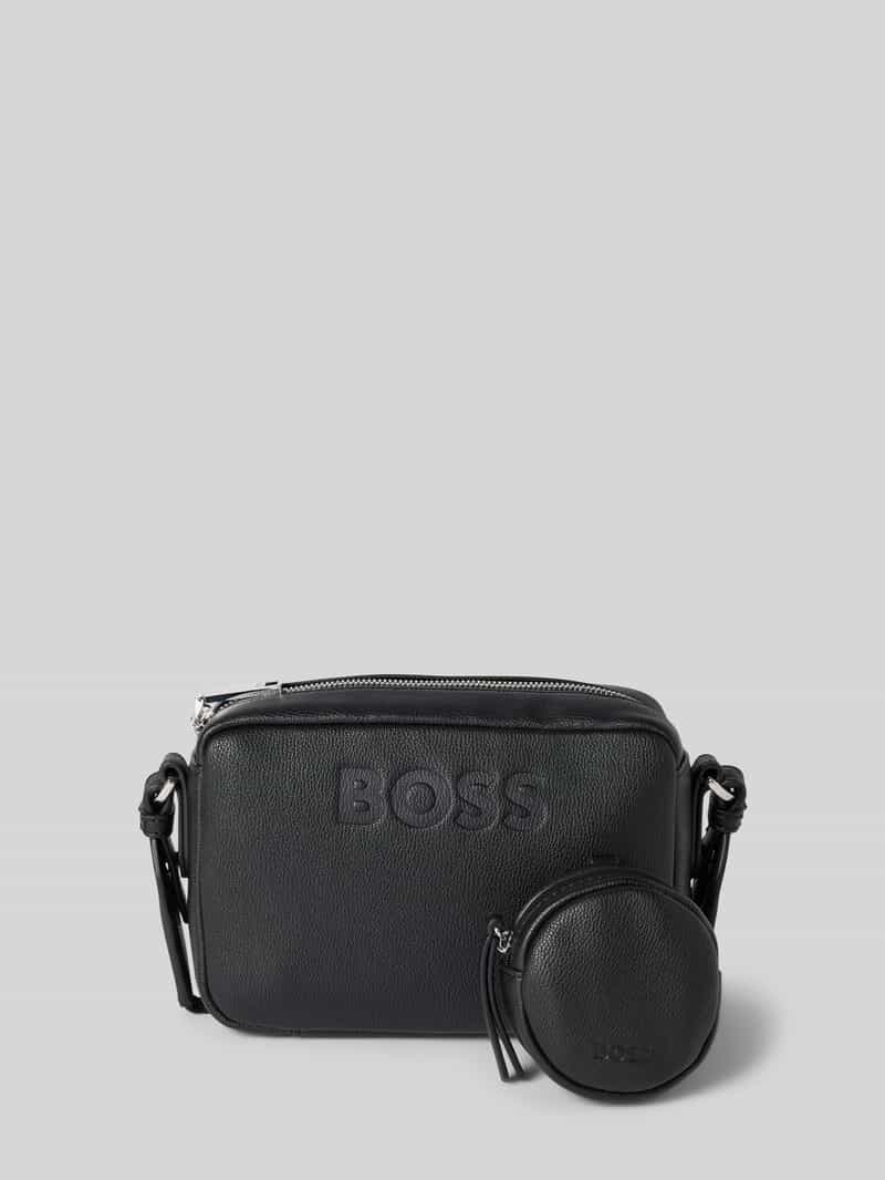 Boss Schoudertas met label in reliëf model 'Addison'