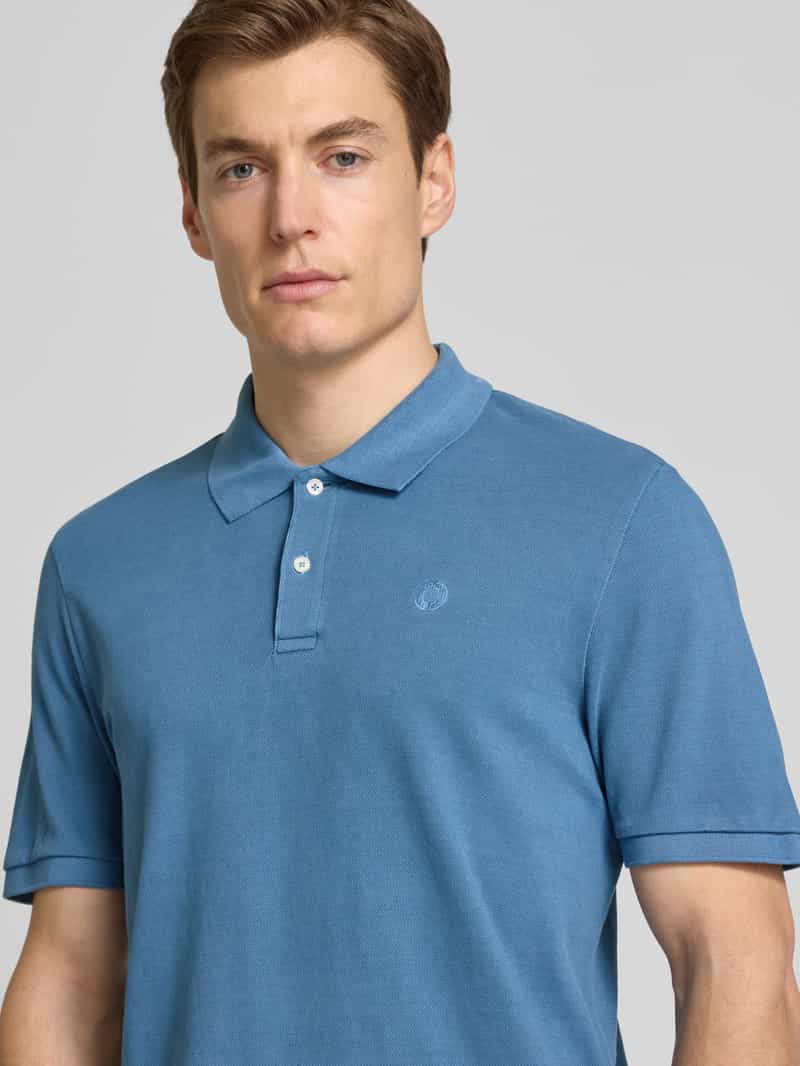 ECOALF Regular fit poloshirt met logostitching model 'TEDANALF'