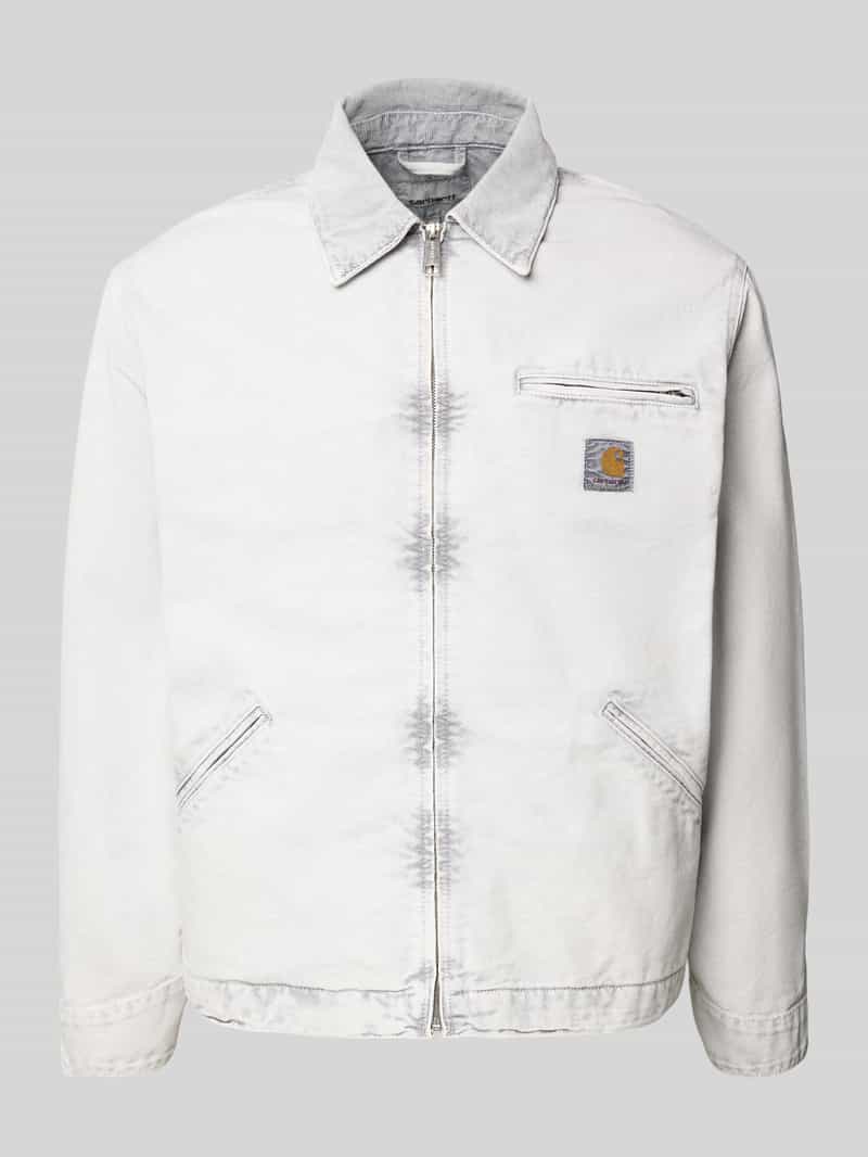 Carhartt Work In Progress Jack met platte kraag en ritssluiting