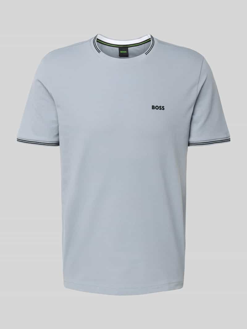 BOSS Green Regular fit T-shirt van katoenmix model 'TAUL'