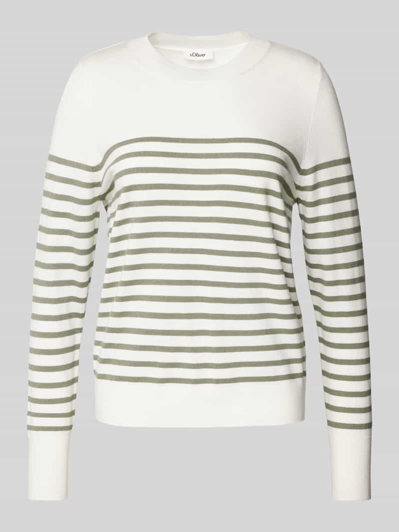 s.Oliver RED LABEL Regular fit gebreide pullover van viscosemix