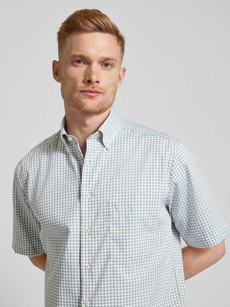 Eterna Comfort fit zakelijk overhemd met button-downkraag