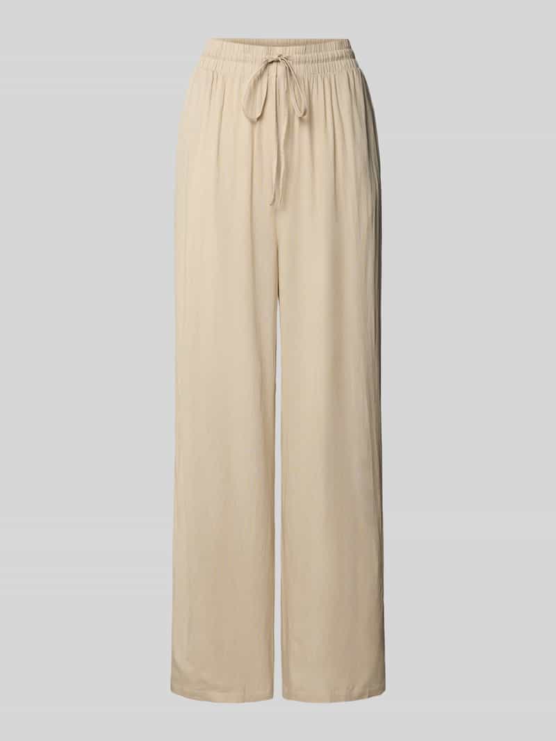 Vila Straight leg stoffen broek met steekzakken model 'PRICIL'