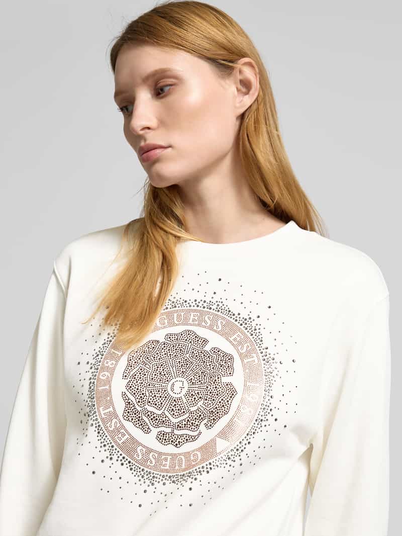 Guess Sweatshirt met ribboorden