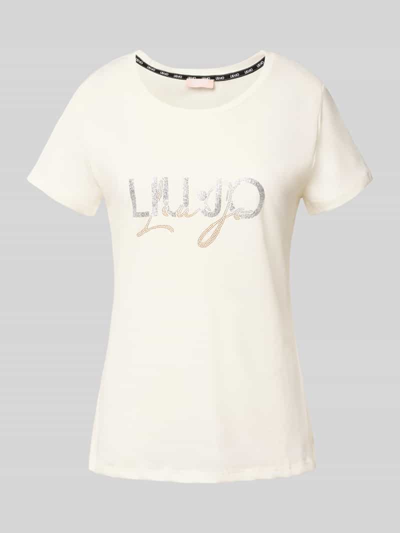 LIU JO SPORT T-shirt met labelprint