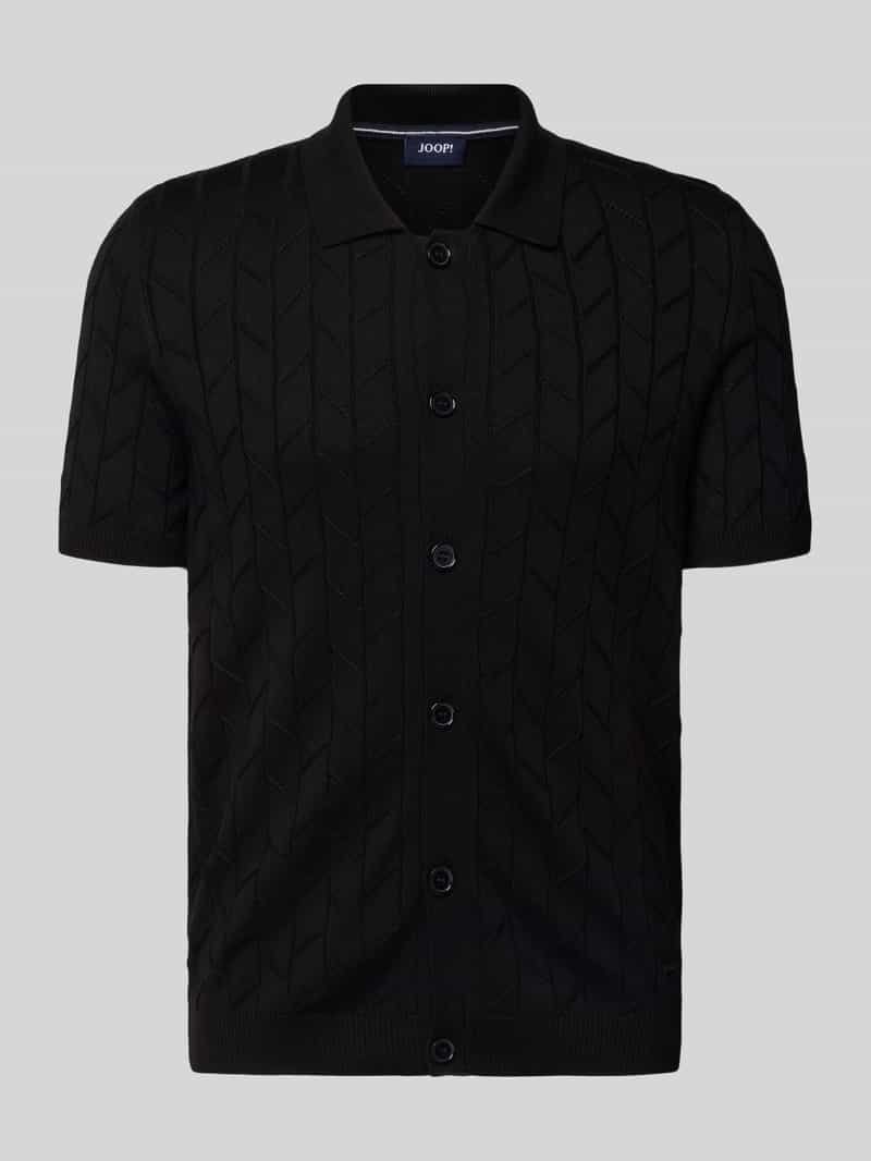 JOOP! Collection Gebreid jack met 1 2-mouwen model 'Kenoro'