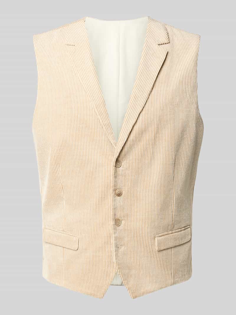Gilet met corduroystructuur model 'ERIC'
