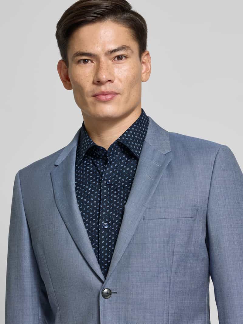 Boss Slim fit overhemd van katoenmix