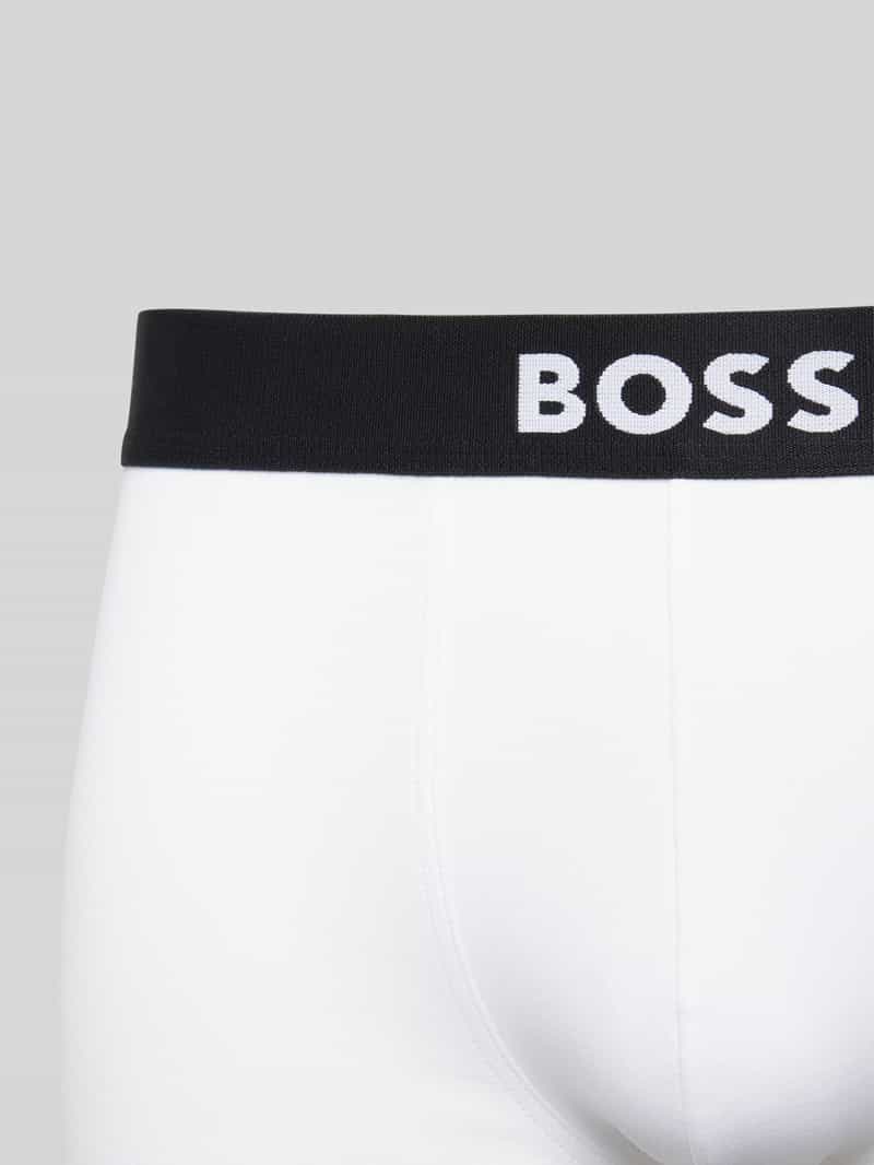 Boss Boxershort met elastische band met logo in een set van 3 stuks model 'ONE'