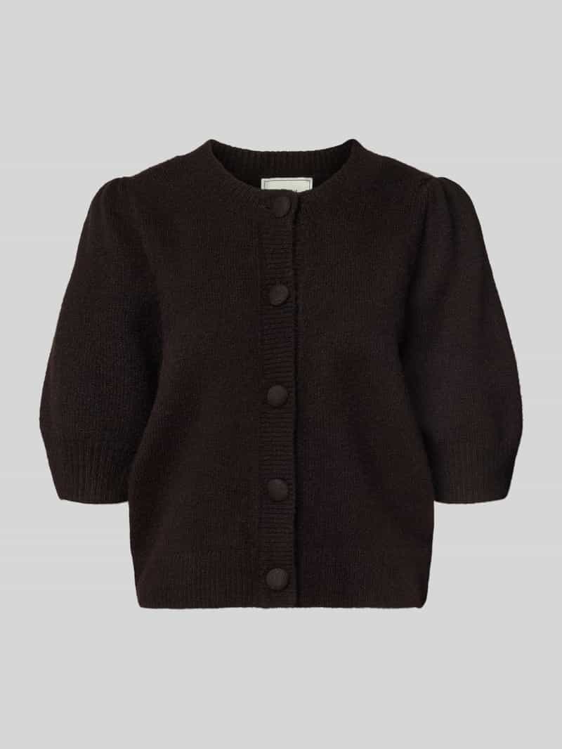 NEO NOIR Gebreide cardigan met 1 2-mouwen model 'Trudy'