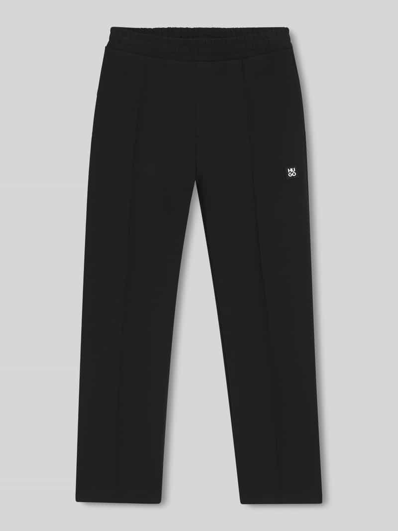 HUGO Regular fit sweatpants van katoenmix model 'Dabinpant'