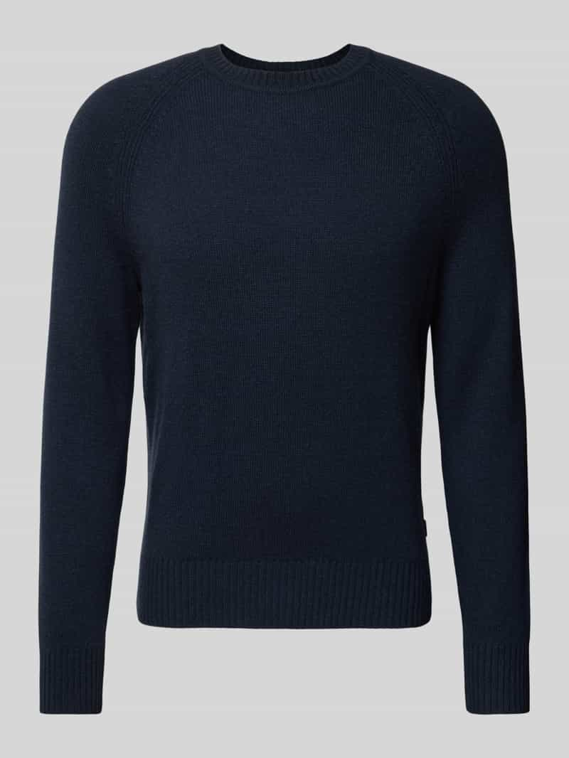 Boss Gebreide pullover met ronde hals, model 'EMALVO'