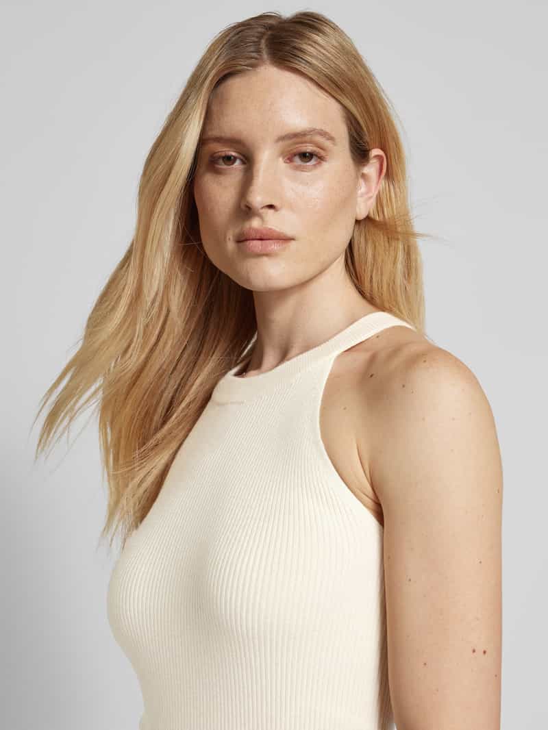 Vero Moda Mini-jurk in riblook model 'GOLD'