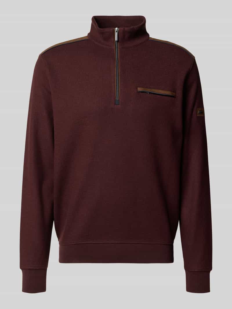 Bugatti Sweatshirt met labeldetail