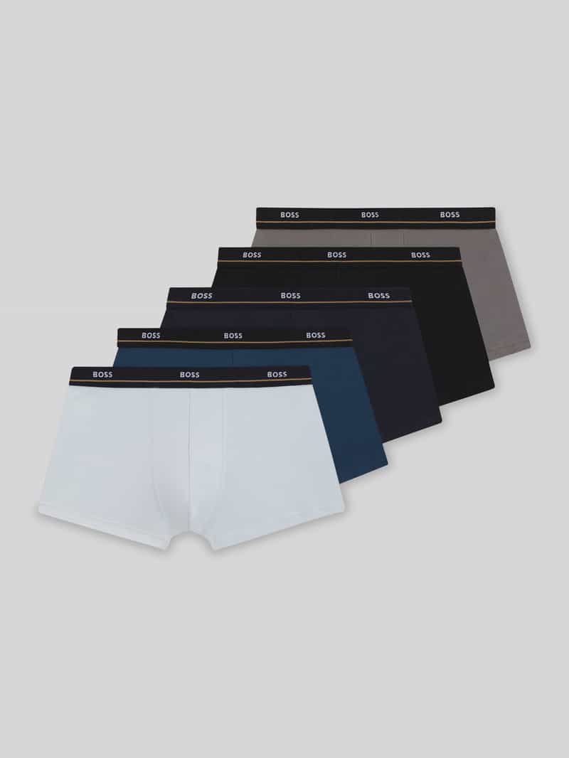 Boss Regular fit boxershort van katoenmix in een set van 5 stuks