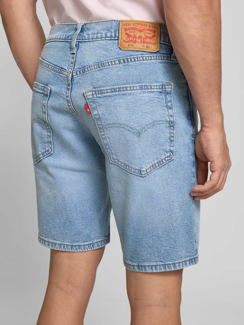 Levi's Korte regular fit jeans met knoopsluiting