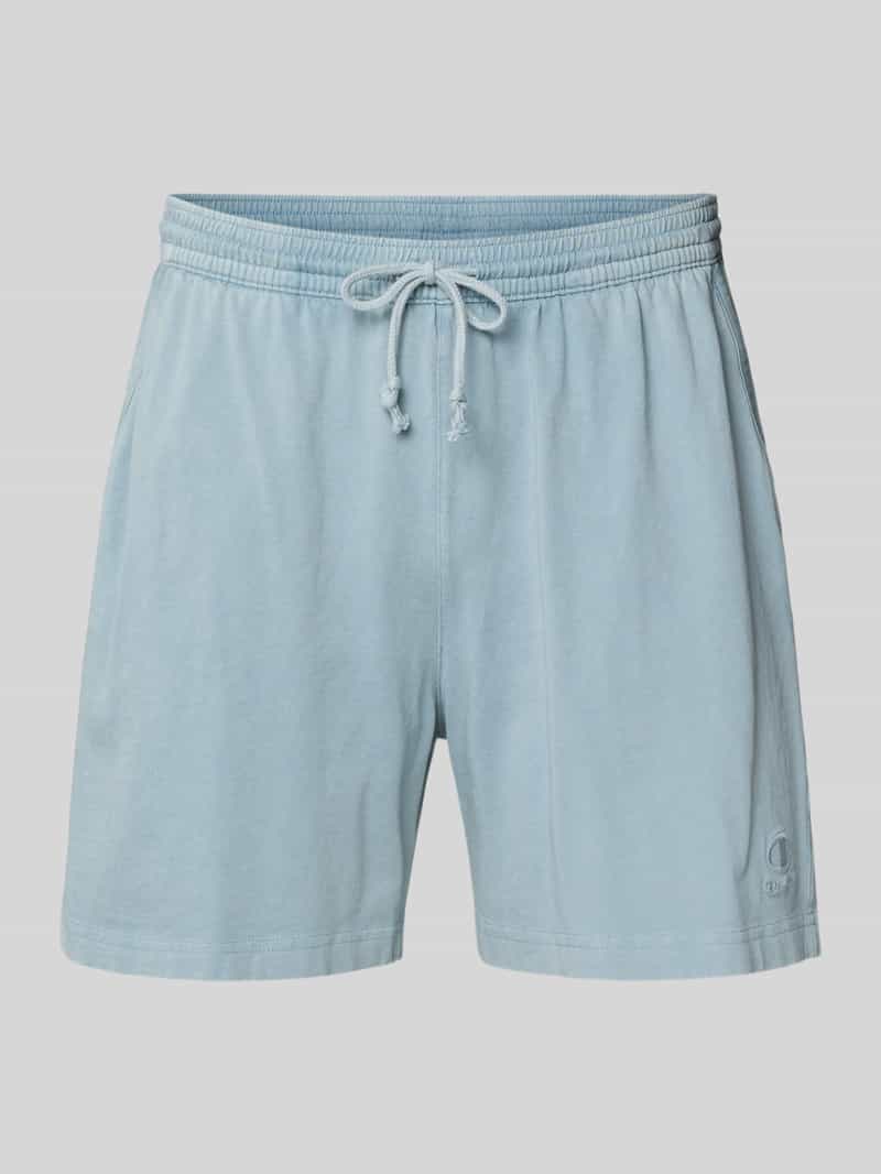 Champion Korte regular fit broek met labelstitching