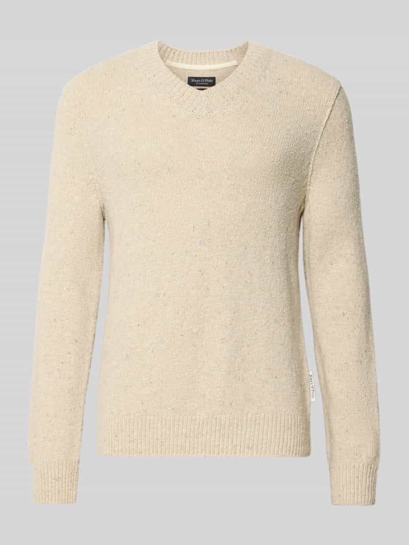Marc O'Polo Regular fit gebreide pullover van wolmix