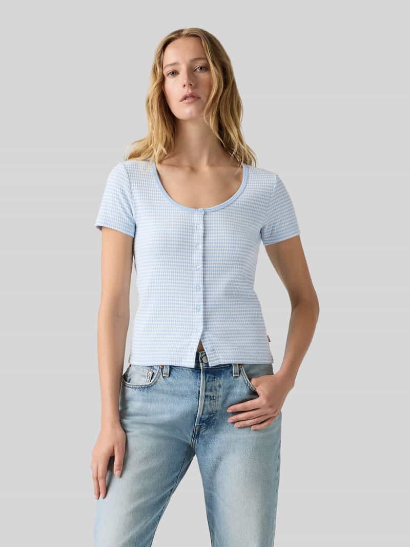 Levi's Slim Fit t-shirt van katoenmix model 'AUSTEN'