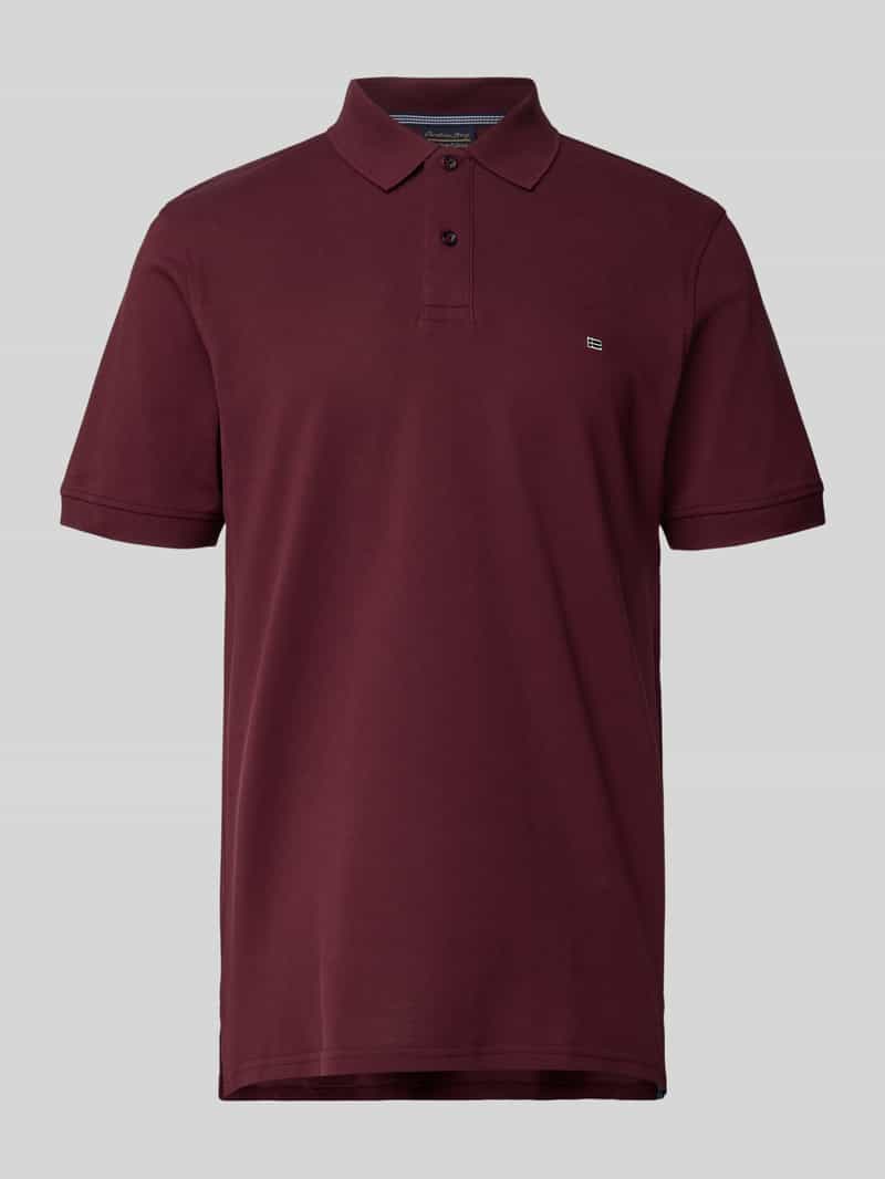 Christian Berg Men Regular fit poloshirt met logostitching