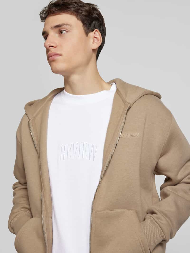 REVIEW T-shirt met labelstitching